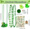 St. Patrick’s Party Supplies: 60-Piece Party Accessories Kit – Shamrock Headbands, Necklaces, Glasses, Bracelets, Rubber Ducks, Tattoos & Irish Coins for Celebration